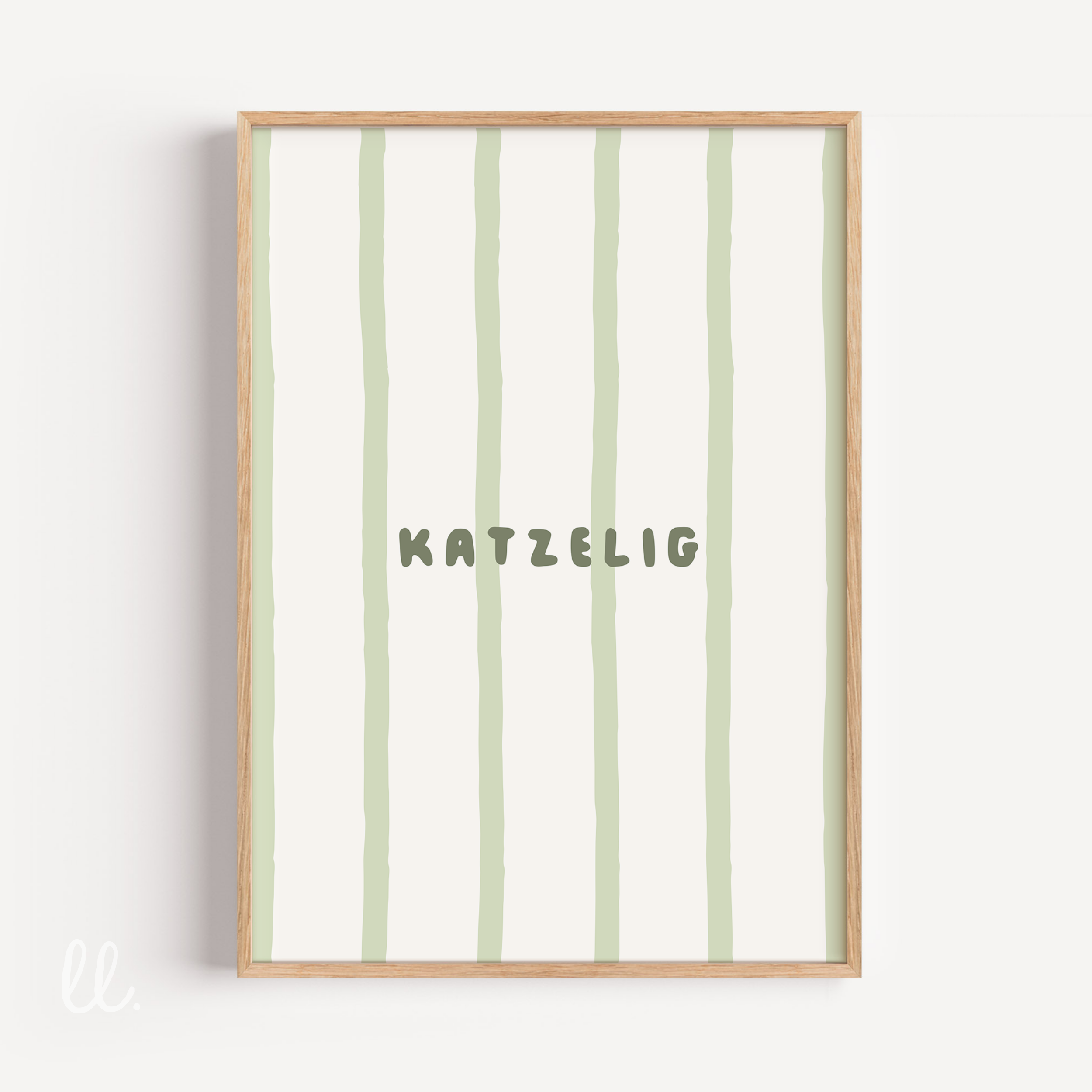 Katzelig Poster – Digitaler Download