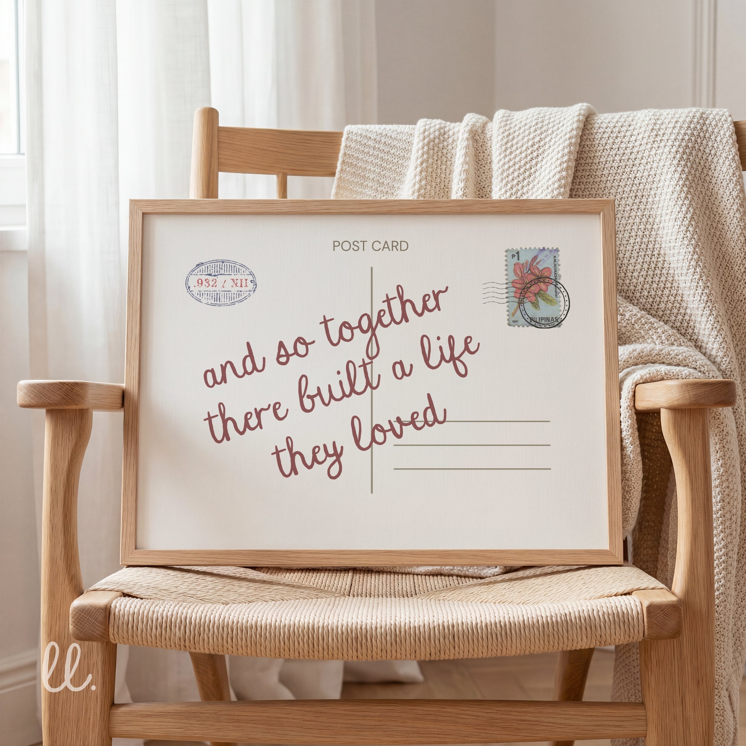 Love Postcard Poster