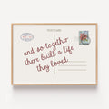 Love Postcard Poster